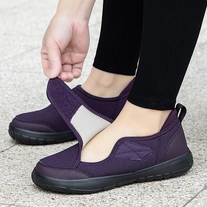 2025 Men's orthopedic wide foot swollen walking casual shoes thumb valgus adjustment soft and comfortable diabetic women's shoes