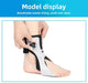 inflatable drop foot brace