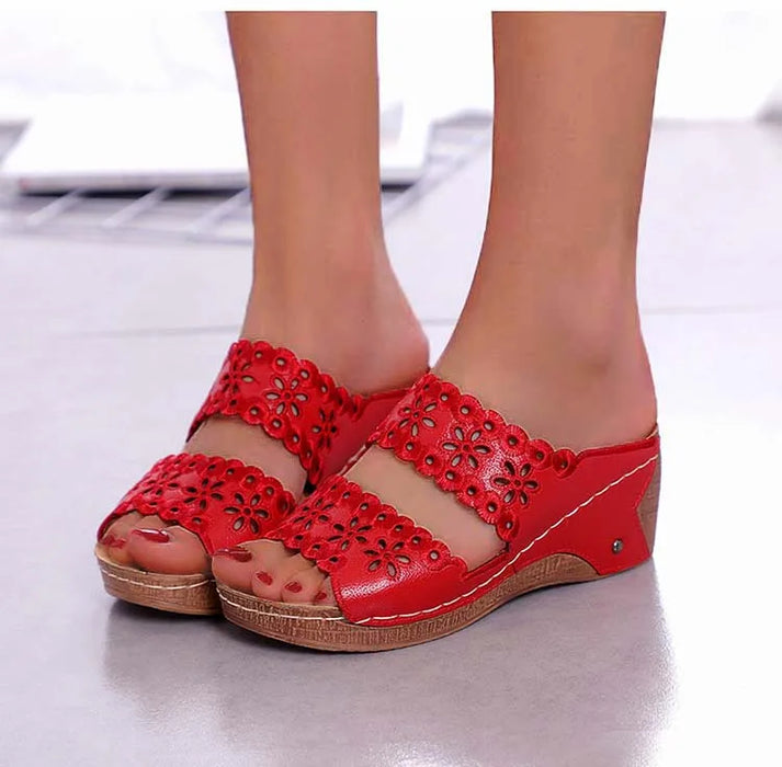 women platform walking sandals