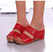 women platform walking sandals