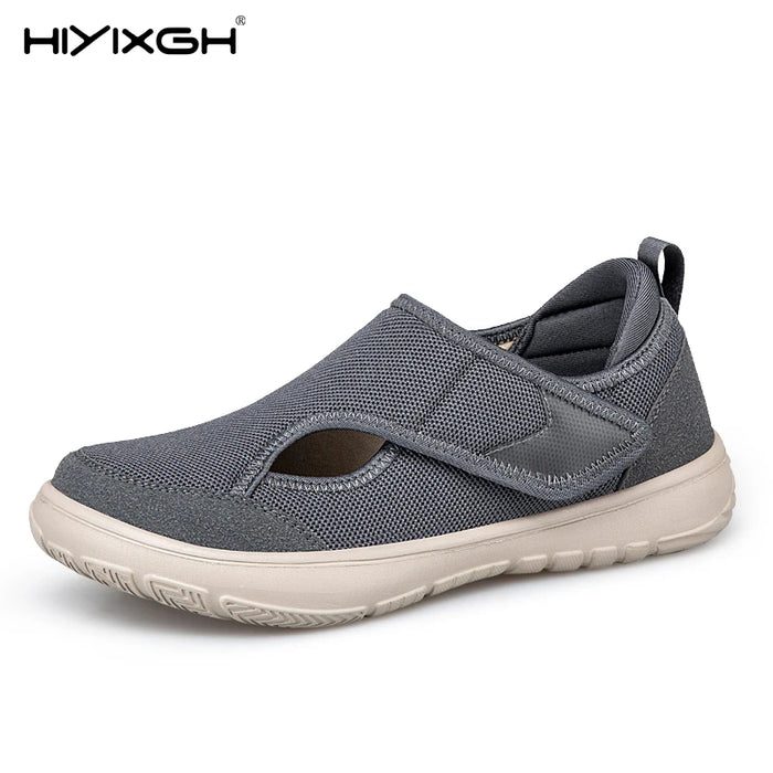 2025 Men's orthopedic wide foot swollen walking casual shoes thumb valgus adjustment soft and comfortable diabetic women's shoes