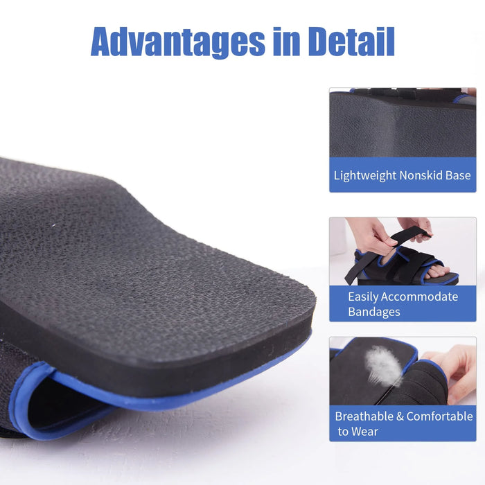 Post-op Shoes for Broken Toe Lightweight Orthowedge Shoes Medical Orthopedic Foot Brace Off-loading Healing shoe for Foot Surger
