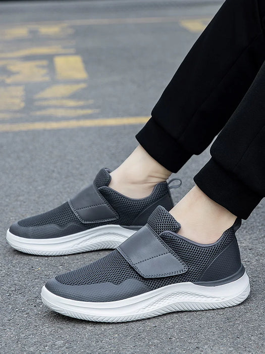 Men Orthopedics Wide Feet Swollen Walking Casual Shoes Thumb Eversion Adjusting Soft Comfortable Diabetic Man Shoes Big Size