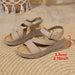 comfort platform wedge heel sandals