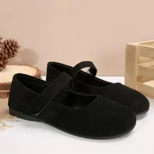 Retro Single Shoes for Women Spring Autumn Large Size Flats Female Shallow Mouth Round Toe Solid Colour Loafers Sapatos Feminino