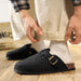 thick bottom cork mule sandals
