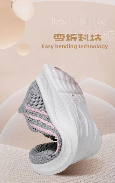 Women's Lightweight Running Shoes Summer Breathable Lace-Up Gym Walking Training  Cushioned Sole Non Slip Fatigue Relief Casual