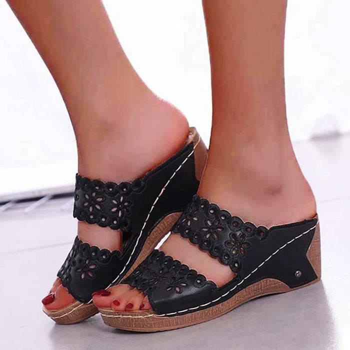 women platform walking sandals