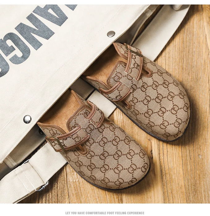 thick bottom cork mule sandals
