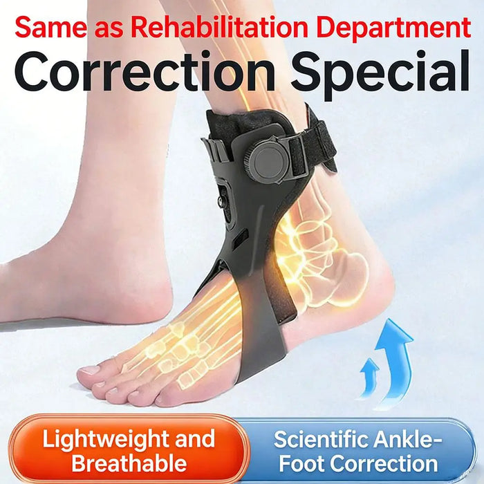 Foot Drop Orthotics Adjustable Buckle For Hemiplegia Stroke Shoes Walking AFOs Ankle Support With Comfortable Foot Ankle Support