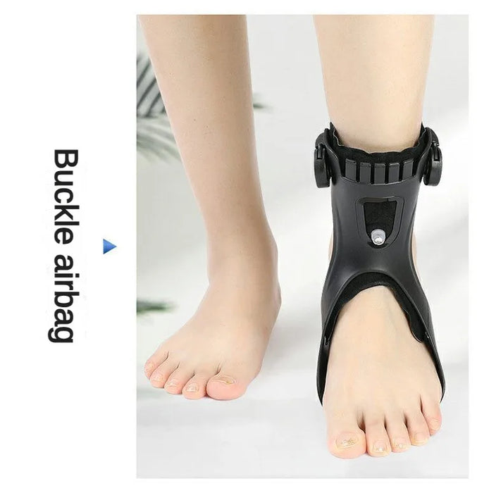 Drop Foot Brace AFO Orthosis Ankle Support with Comfortable Adjustable Buckle for Hemiplegia Stroke Walking Shoes