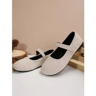 Retro Single Shoes for Women Spring Autumn Large Size Flats Female Shallow Mouth Round Toe Solid Colour Loafers Sapatos Feminino
