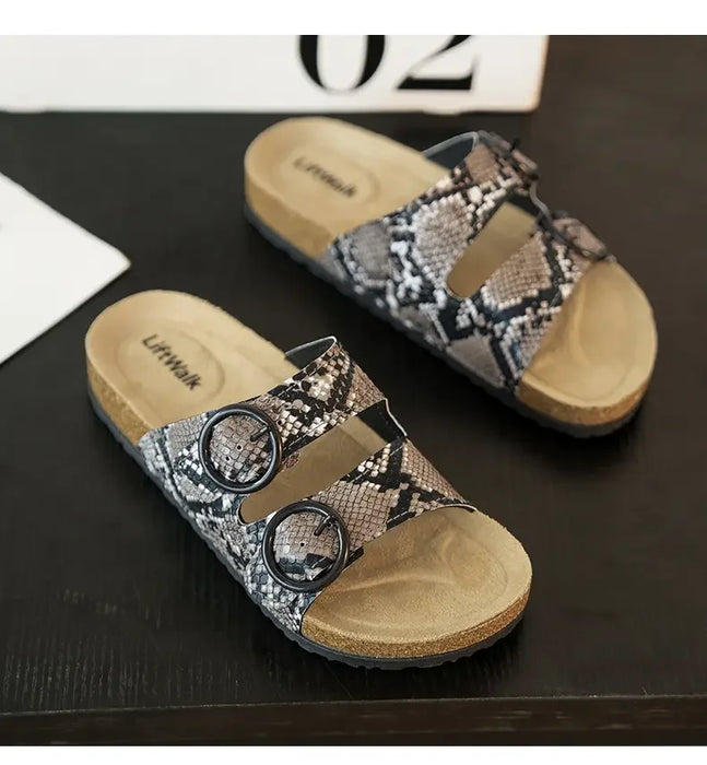classic cork footbed slides