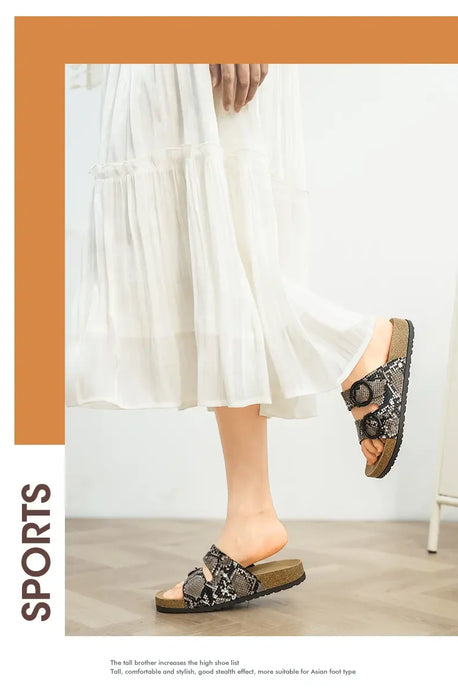 classic cork footbed slides