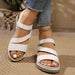 comfort platform wedge heel sandals